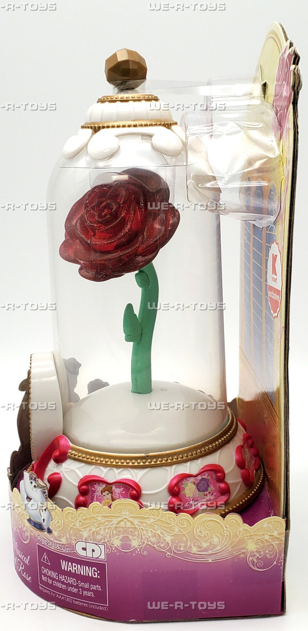 Disney Princess Beauty and the Beast Belle Musical Enchanted Rose 2010 NRFP - We-R-Toys Disney Princess Beauty and the Beast Belle Musical Enchanted Rose 2010 NRFP - We-R-Toys