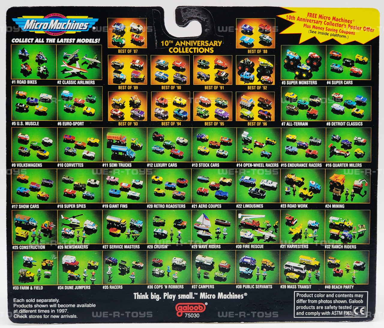 Micro Machines #39 Mass Transit Collection 1996 Galoob 75030 NEW
