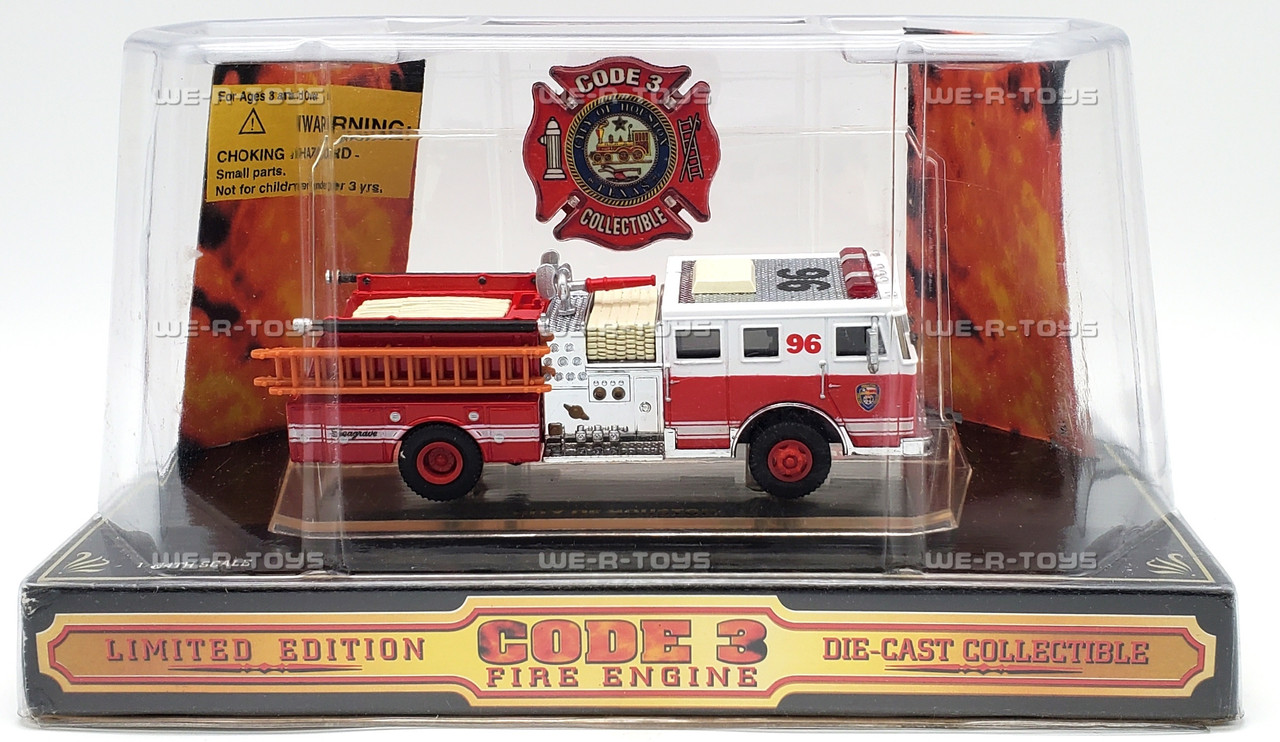 Code 3 City of Houston #96 Seagrave Pumper 1997 No. 02451 NRFP