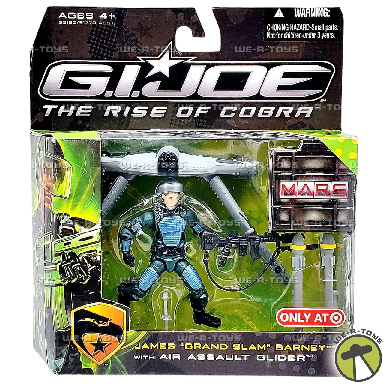 G.I. Joe The Rise of Cobra James Grand Slam Barney w/ Air Assault
