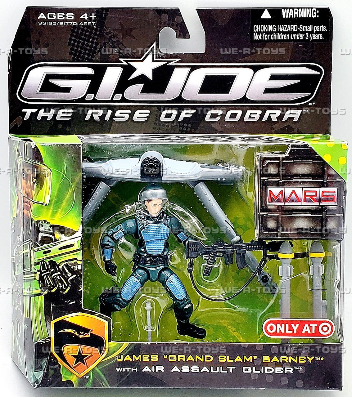 G.I. Joe The Rise of Cobra James Grand Slam Barney w/ Air Assault