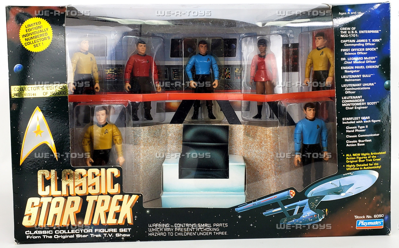 【完セット未開封】スタートレック STAR TREK playmates 8体 Star Trek Classic Collector Figure Set Limited Edition 1993
