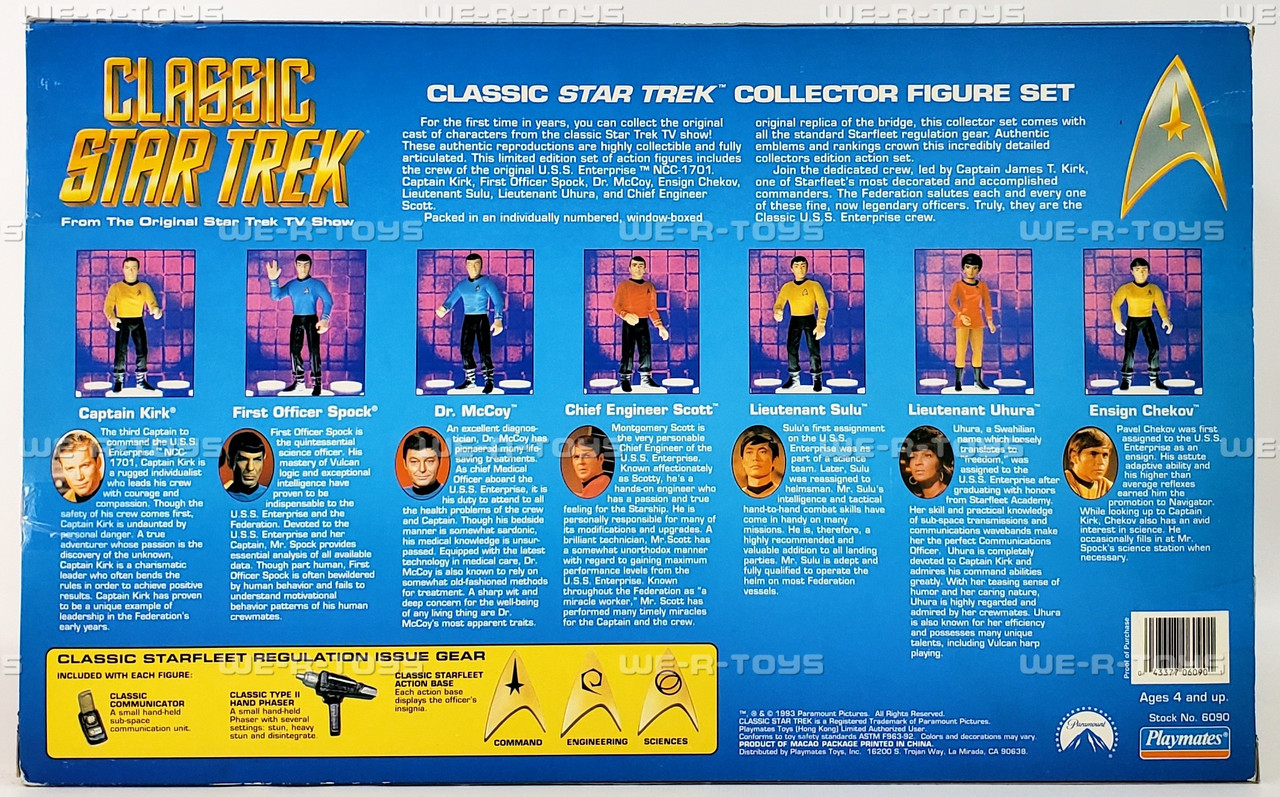 Star Trek Classic Collector Figure Set Limited Edition 1993