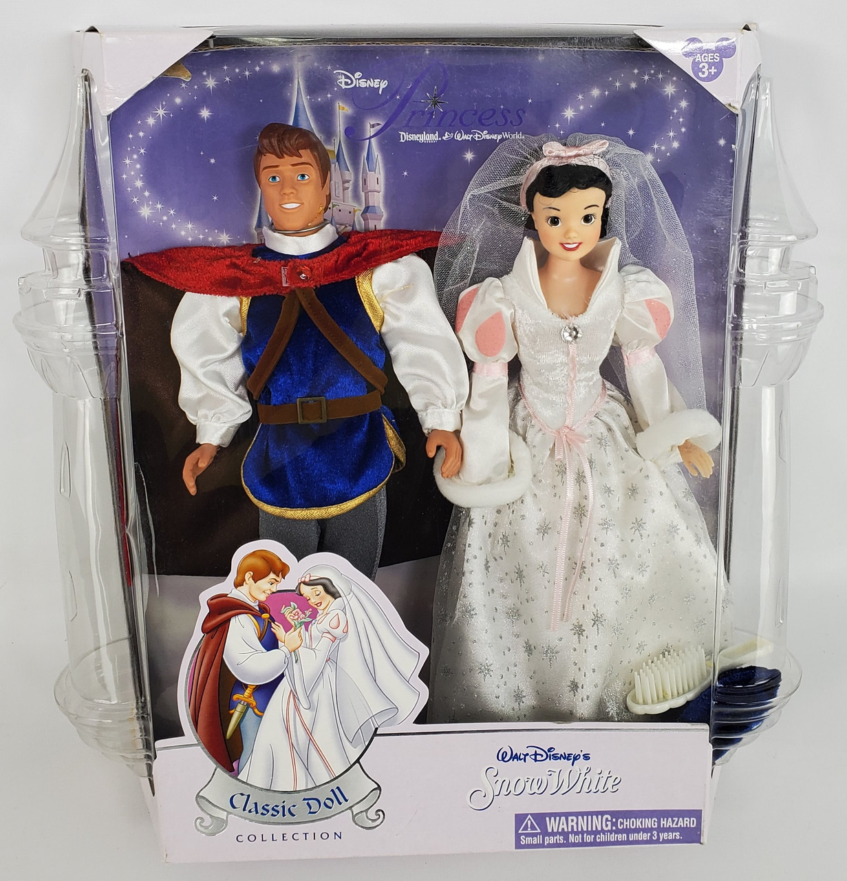 Disney Princess Classic Doll Collection Snow White Prince Dolls