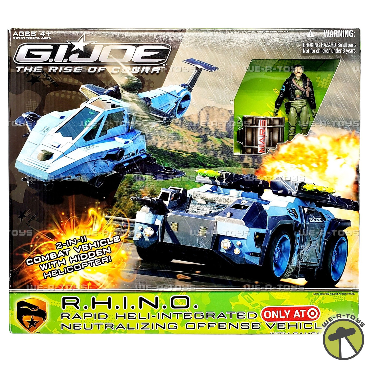 G.I. Joe The Rise of Cobra R.H.I.N.O. Vehicle 2009 Hasbro 92747