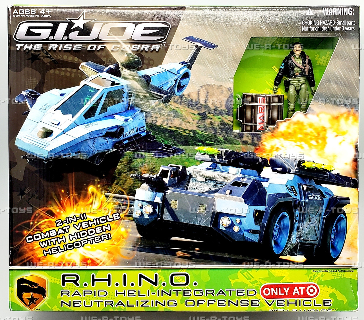 バロネス 「G.I. Joe： The Rise of Cobra-G.I.ジ… G.I. Joe The Rise of Cobra R.H.I.N.O. Vehicle 2009 Hasbro 92747