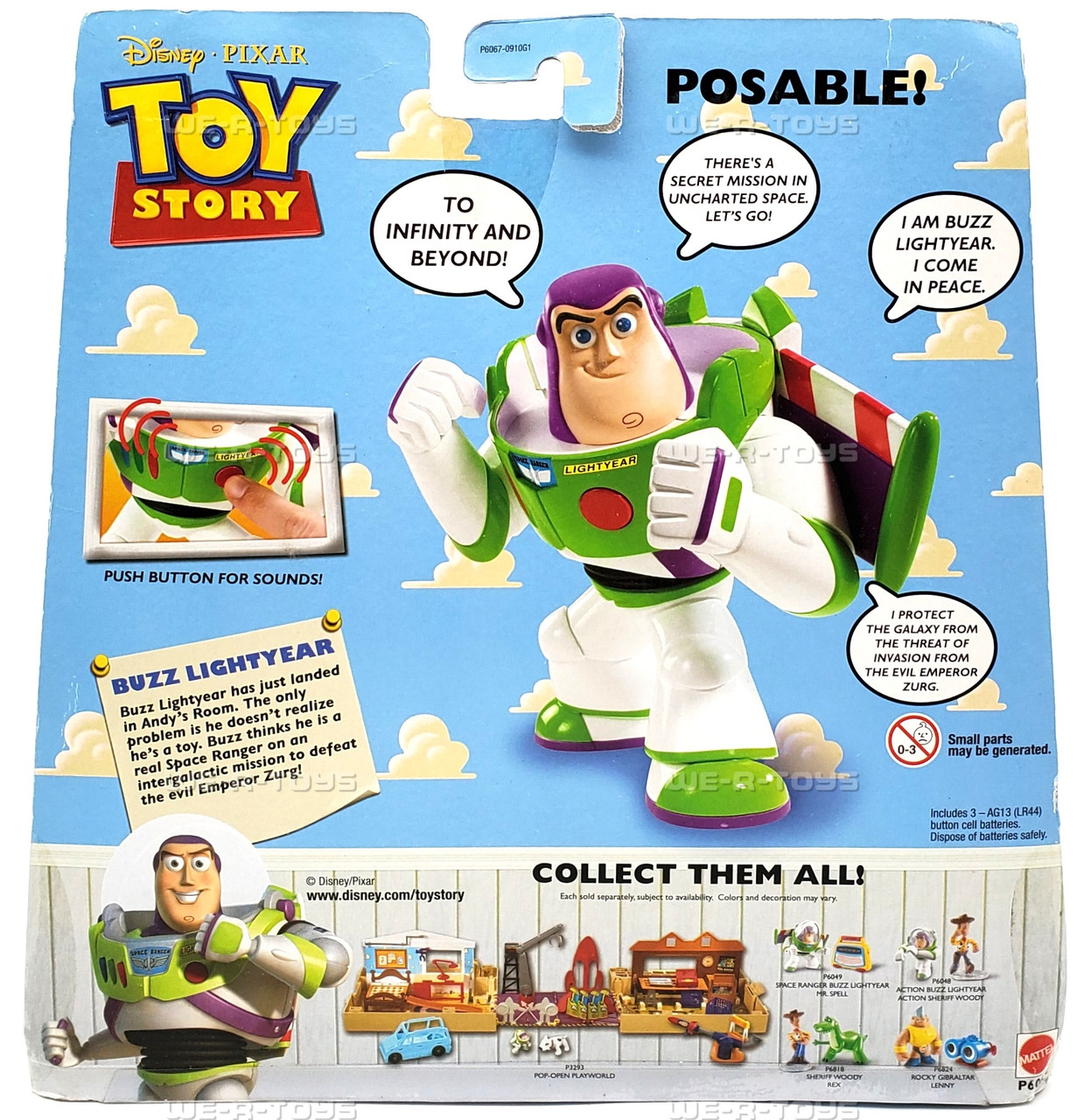 Disney Pixar Toy Story Buzz Lightyear Deluxe Talking Figure 2008