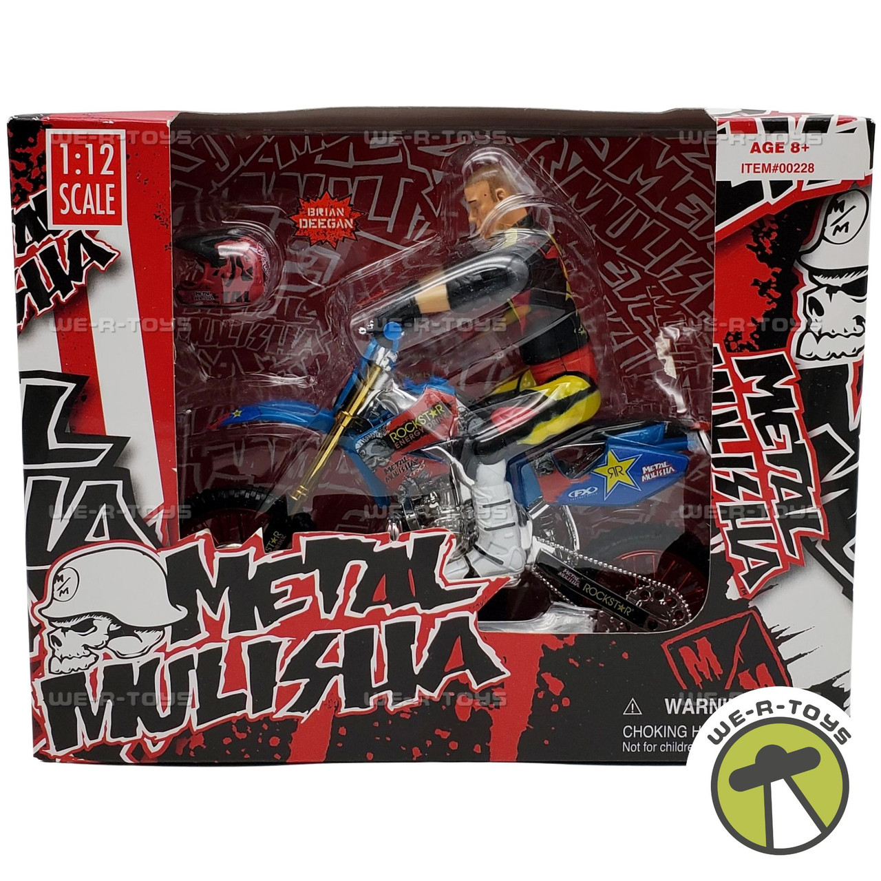 Metal Mulisha Brian Deegan 1:12 Scale Motorcycle Figure Ronin