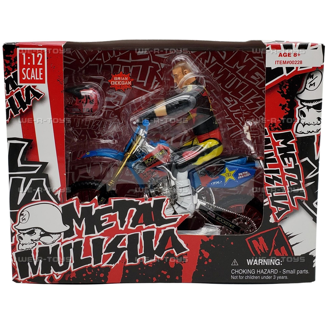 Metal Mulisha Brian Deegan 1:12 Scale Motorcycle Figure
