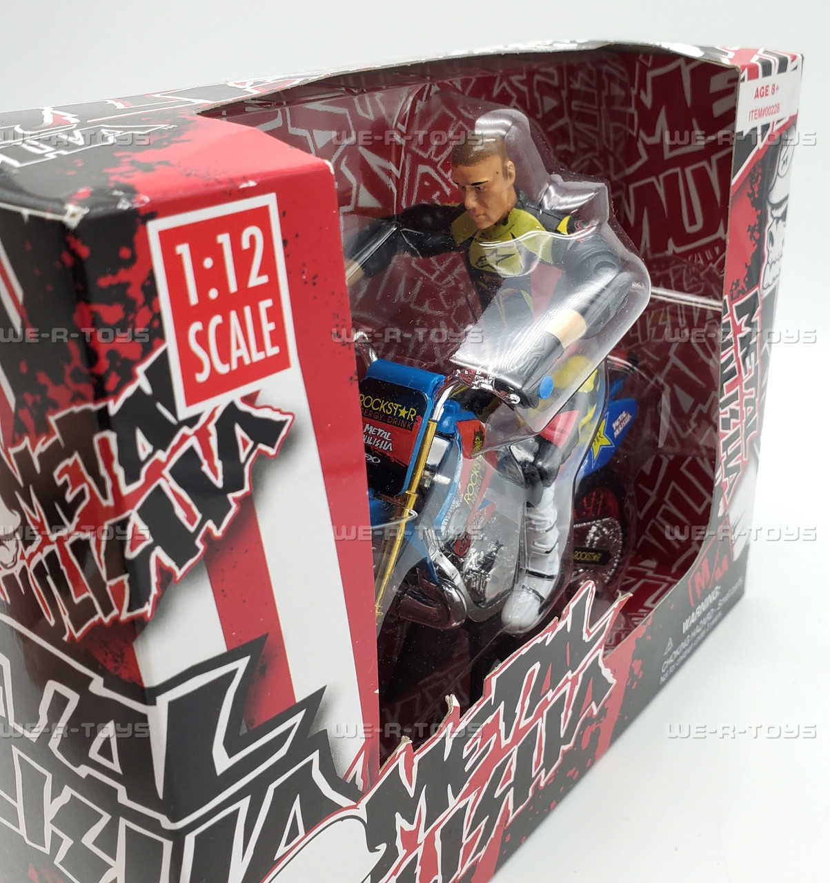 Metal Mulisha Brian Deegan 1:12 Scale Motorcycle Figure