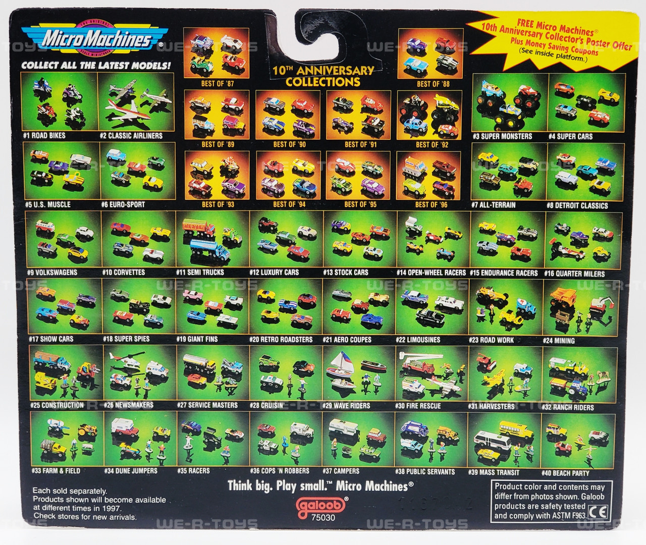 Micro Machines 10th Anniversary #32 Ranch Riders Collection 1996