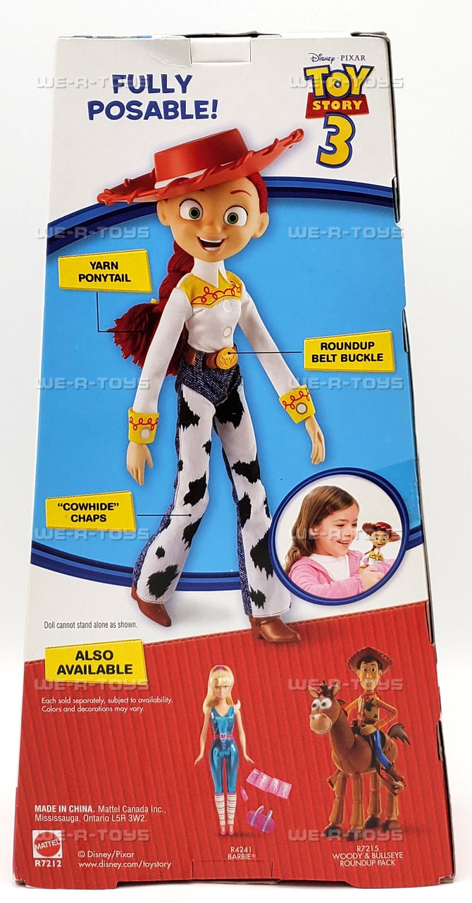 Disney Pixar Toy Story 3 Jessie Doll 2009 Mattel #R7212 - We-R-Toys