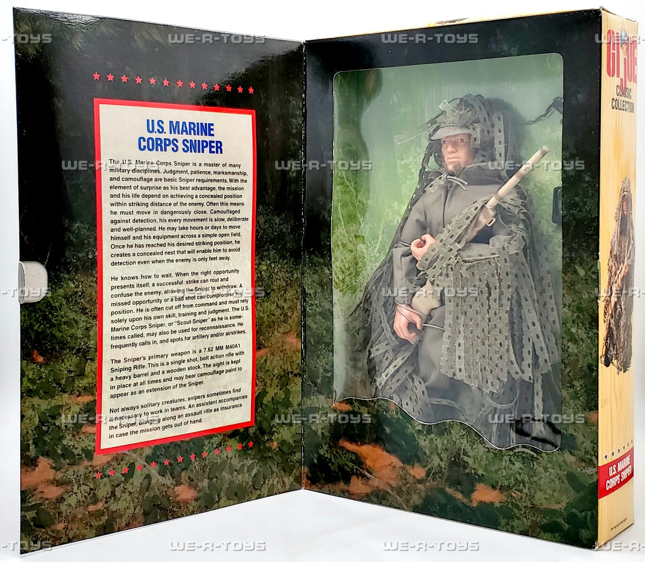 G.I. Joe U.S. Marine Corps Sniper Action Figure 1996 Hasbro 81253