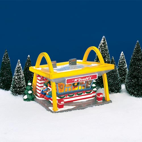 Department 56 Snow Village McDonalds - We-R-Toys