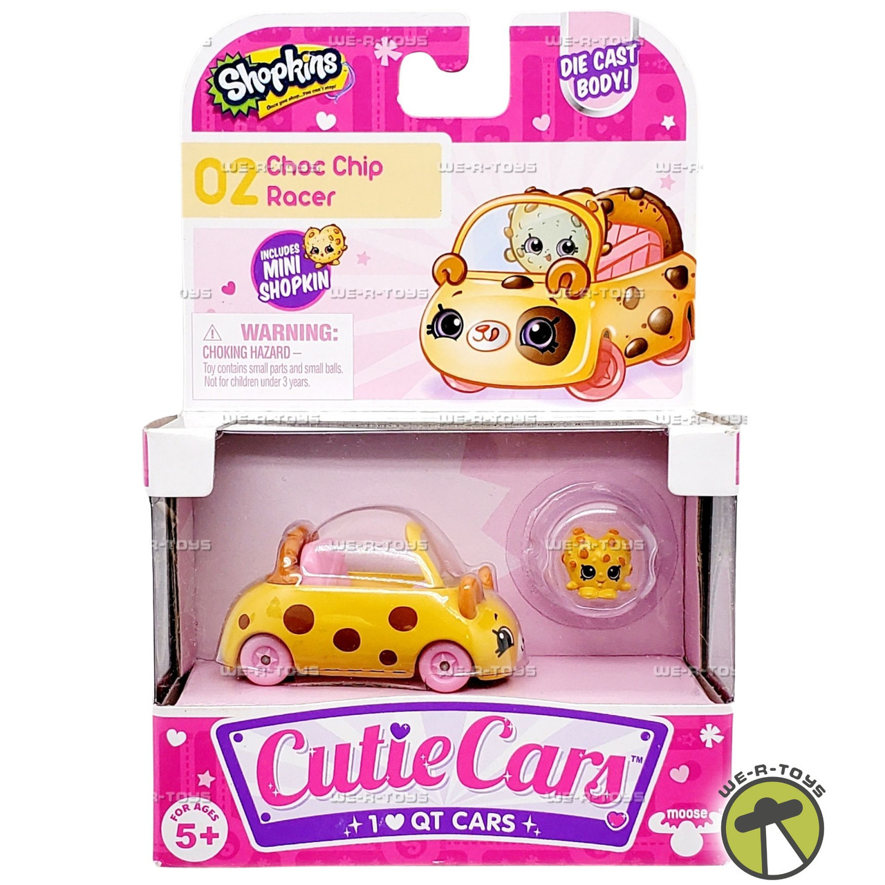 Shopkins Cutie Cars 02 Choc Chip Racer Vehicle Moose Toys