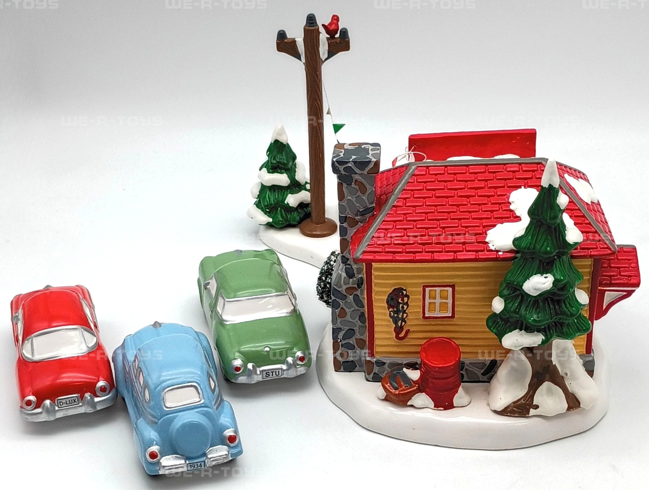 Department 56 Original Snow Village Used Car Lot Set of 5