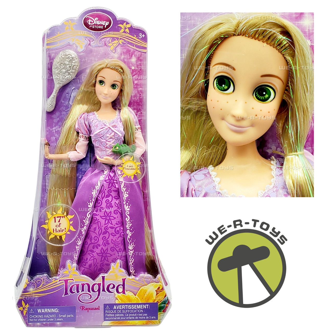 Tangled Rapunzel Doll with 17 inches of Hair Disney Store 17355