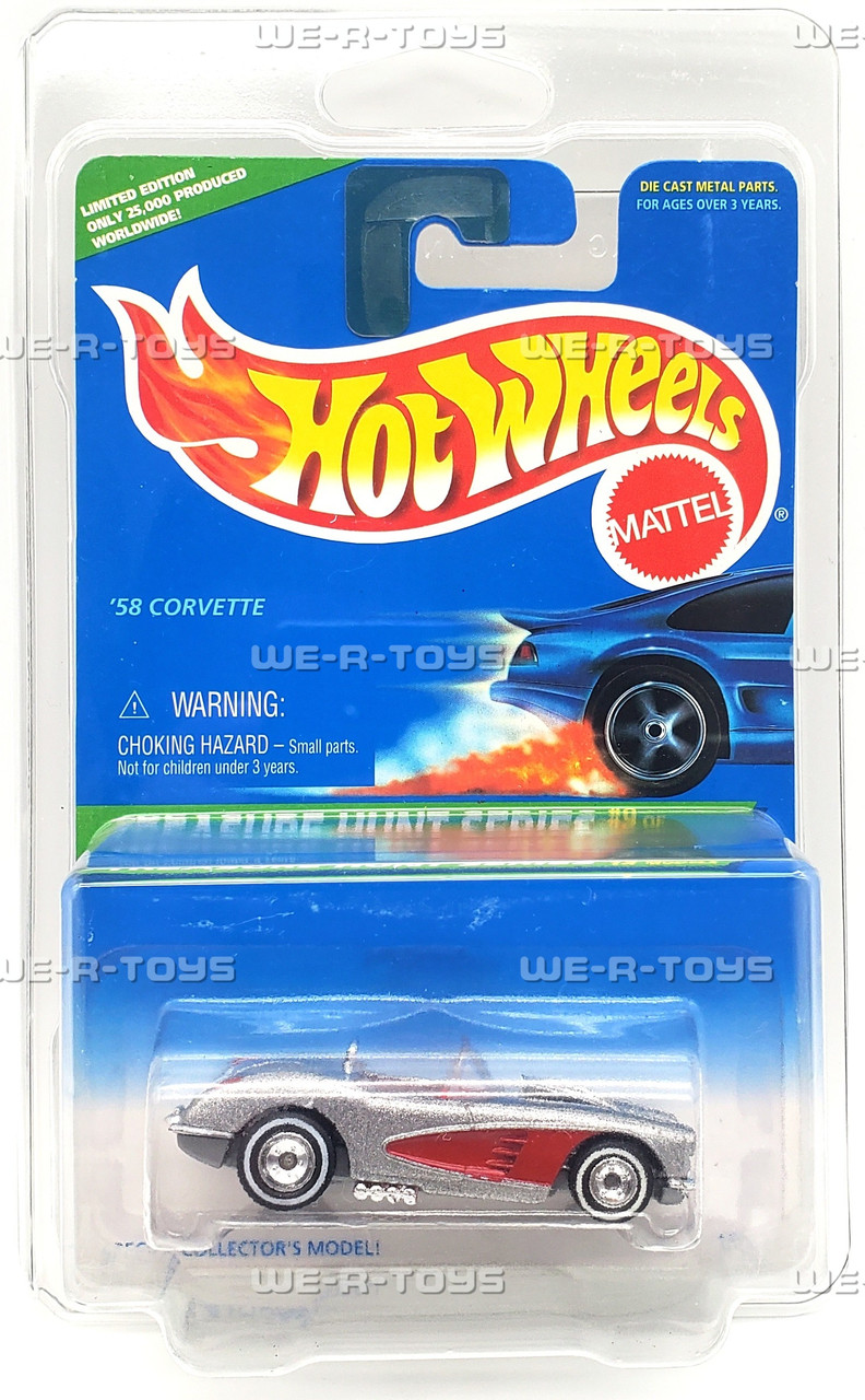 Hot Wheels '58 Corvette Vehicle 9/12 Treasure Hunt 1995 Mattel