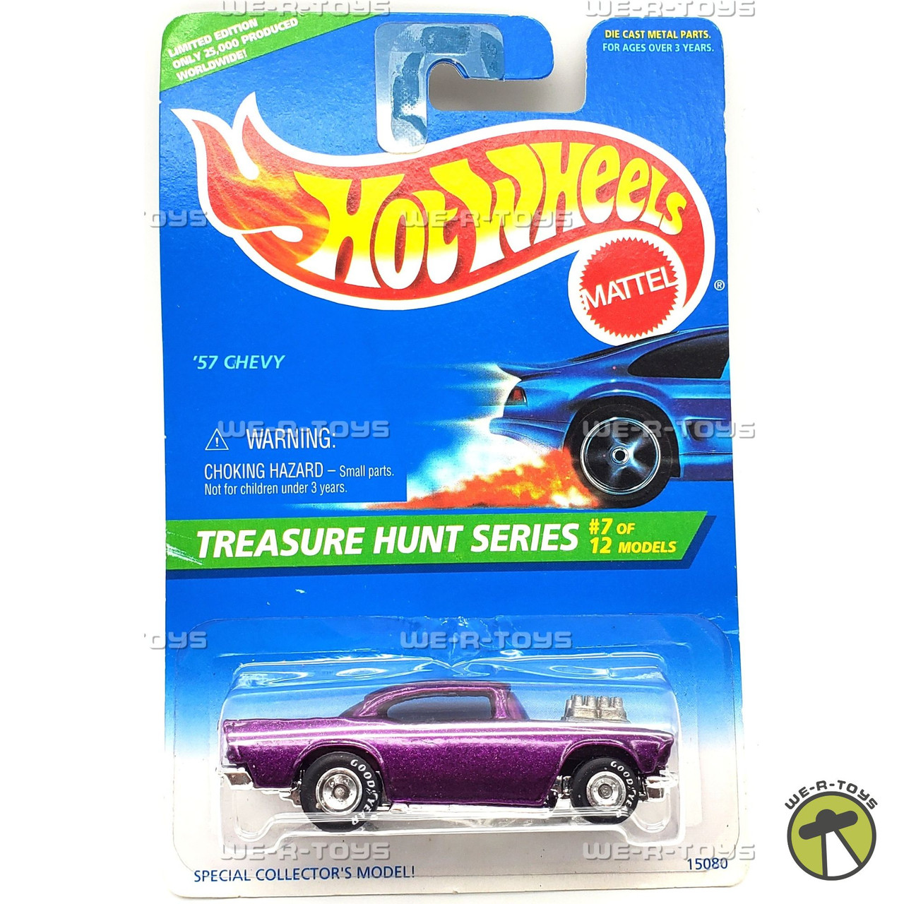 Hot Wheels '57 Chevy Vehicle 7/12 Treasure Hunt 1996 Mattel #15080