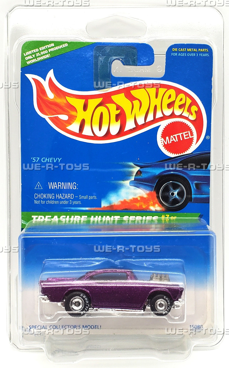 ホットウィール 57種 Hot Wheels '57 Chevy Vehicle 7/12 Treasure Hunt 1996 Mattel #15080