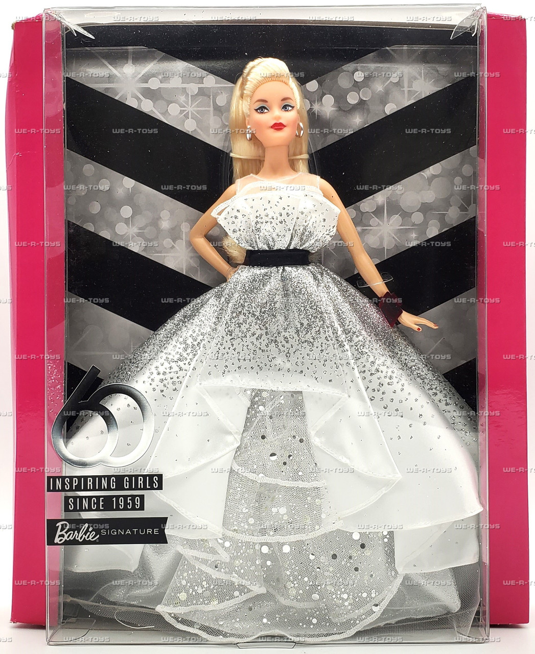 barbie 60th anniversary doll black & white dress Barbie 60th Anniversary Doll Black & White Dress