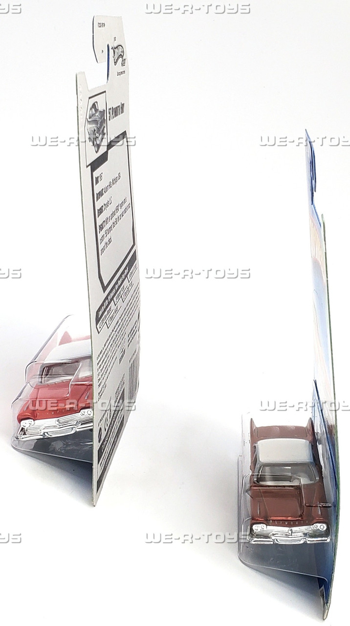 Hot Wheels Lot of 2 '57 Plymouth Fury Vehicle 2/12 Treasure Hunts