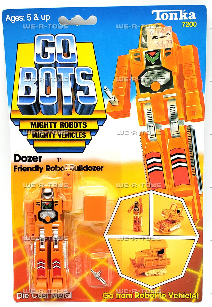 Figurine Machine Robo MR-11 Bulldozer Robo Mr. Dozer Bandai Poppy GOBOTS 1982 Figurine Machine Robo MR-11 Bulldozer Robo Mr. Dozer Bandai Poppy GOBOTS 1982