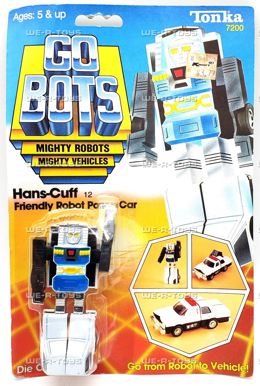 GoBots Hans-Cuff #12 Friendly Robot Police Car Action Figure 1983