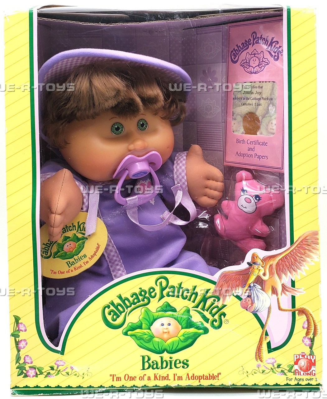 Cabbage Patch Kids Babies Joana Joy Doll with bear 2005 Play Along