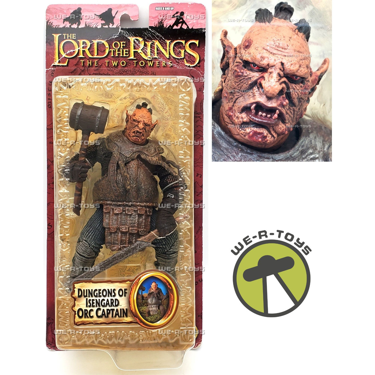 LOTR Two Towers Dungeons of Isengard Orc Captain Action