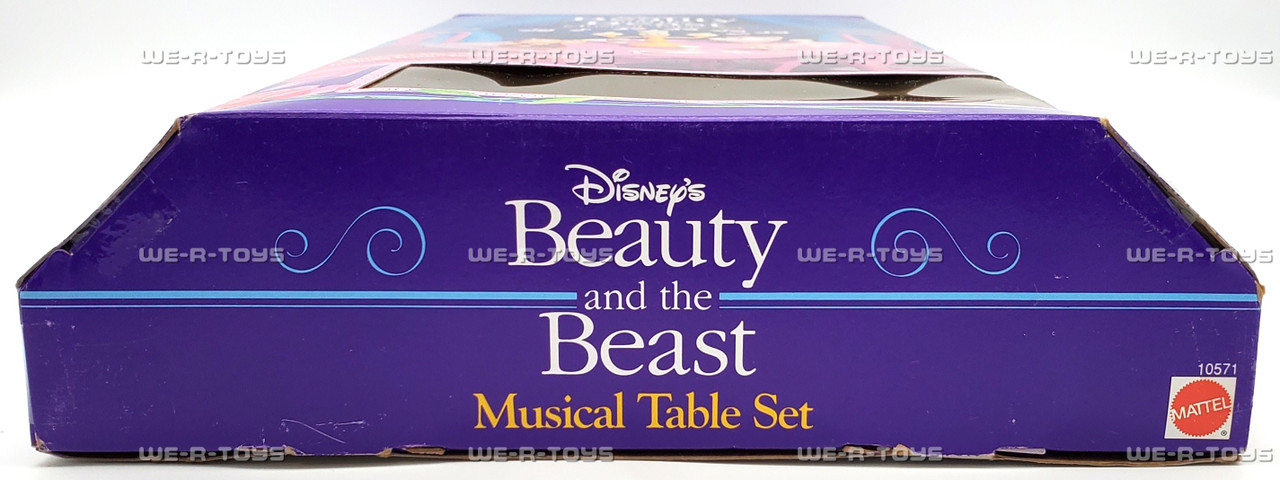 Disney's Beauty and the Beast Musical Table Set 1993 Mattel #10571