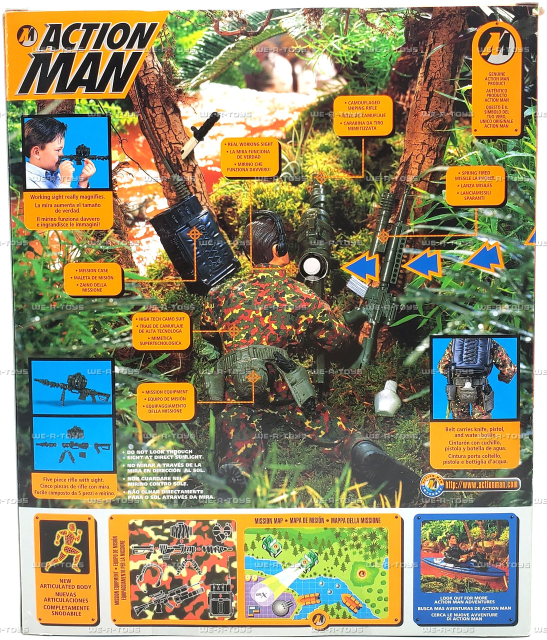 Action Man Sniper Total Gun Action Figure with Accessories 1996