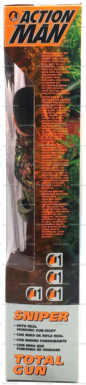 Action Man Sniper Total Gun Action Figure with Accessories 1996