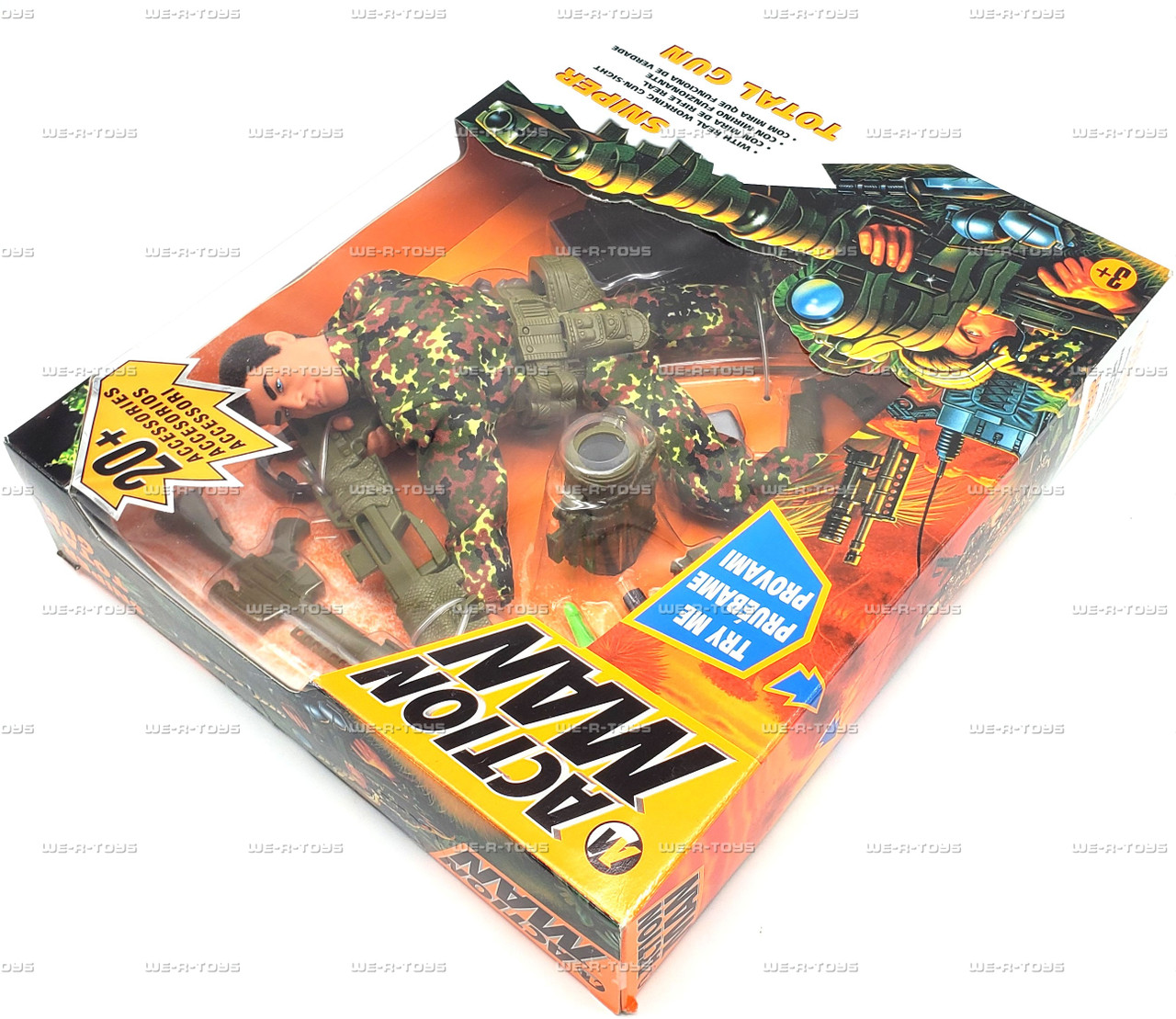 Action Man Sniper Total Gun Action Figure with Accessories 1996
