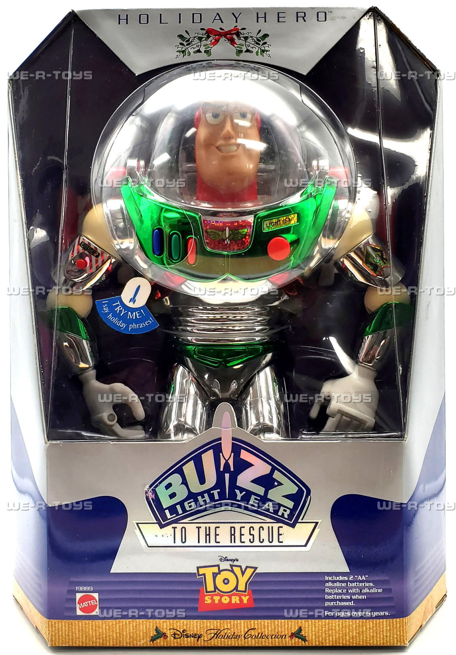 Disney Toy Story Holiday Hero Buzz Lightyear Action Figure 1998