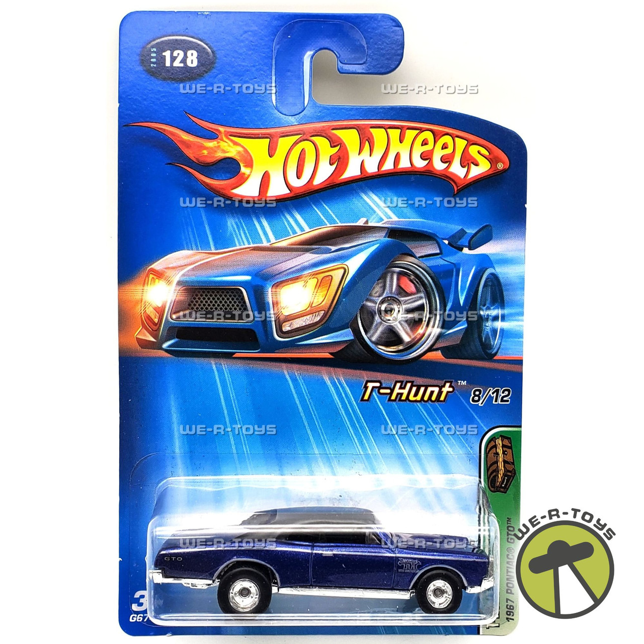 Hot Wheels Treasure Hunt 1967 Pontiac GTO 8/12 Vehicle 2004 Mattel