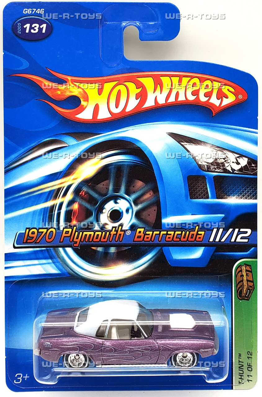 Hot Wheels 1970 Plymouth Barracuda 11/12 Treasure Hunt 2005 Mattel
