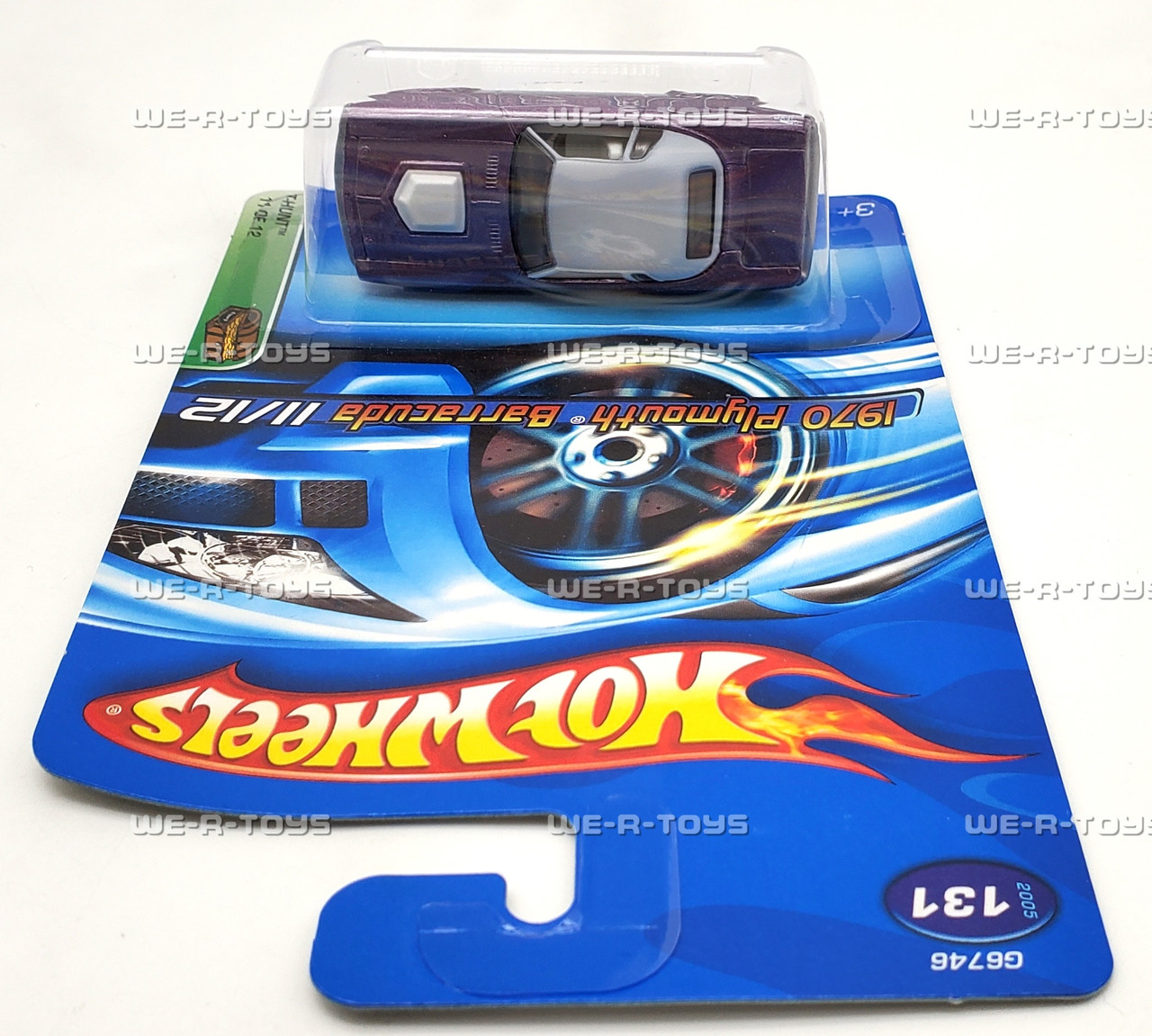 Hot Wheels 1970 Plymouth Barracuda 11/12 Treasure Hunt 2005 Mattel