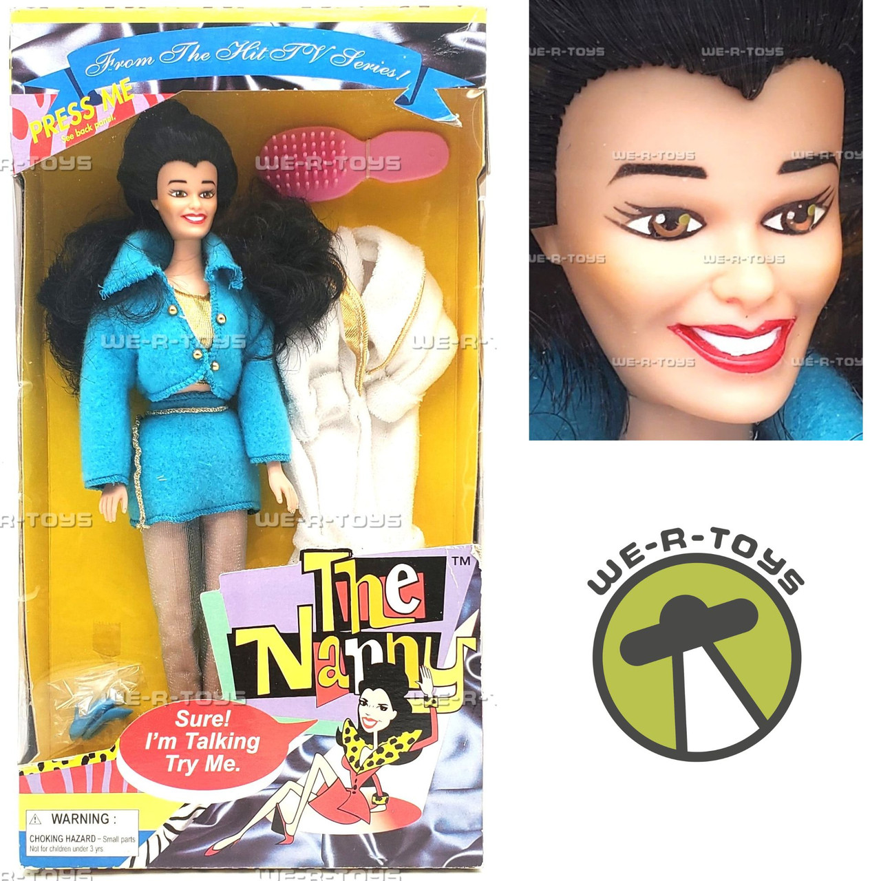 The Nanny Blue Outfit Talking Doll 1995 Street Players #40298 We