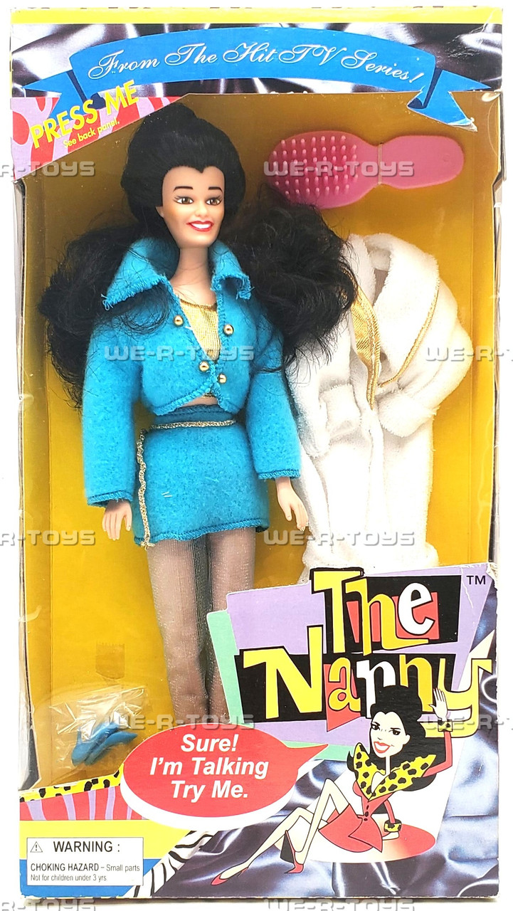 The Nanny Blue Outfit Talking Doll 1995 Street Players #40298 We