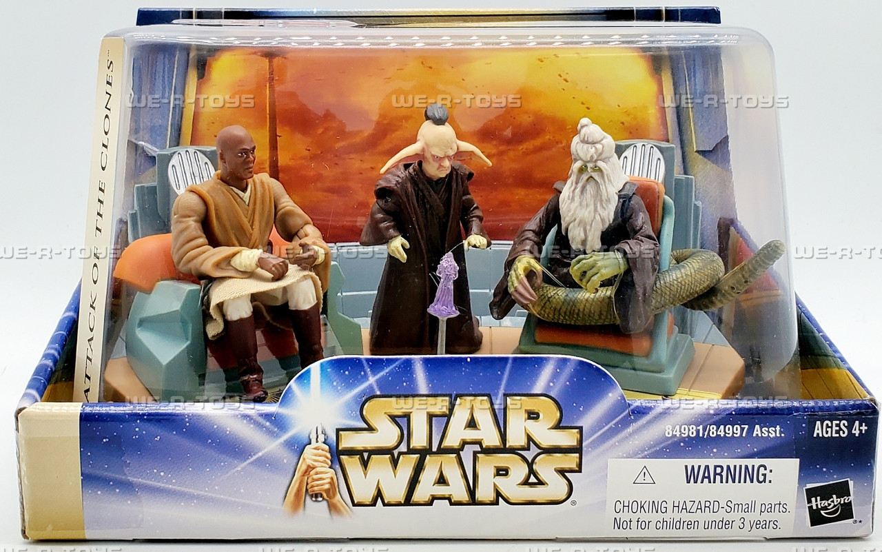 Star Wars Attack of the Clones 1 of 2 Jedi High Council 2003