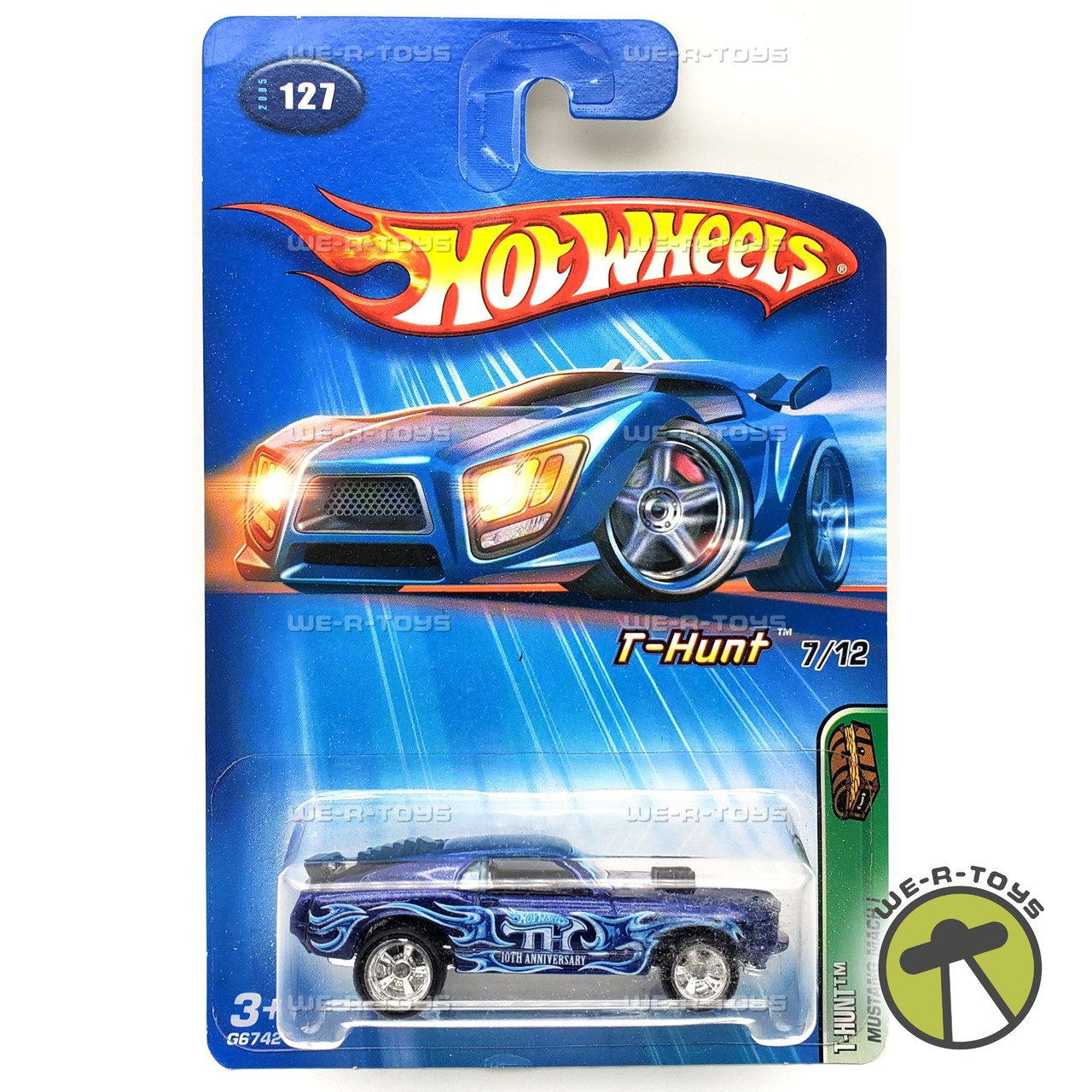 Hot Wheels Treasure Hunt Mustang Mach I Vehicle 7/12 Mattel