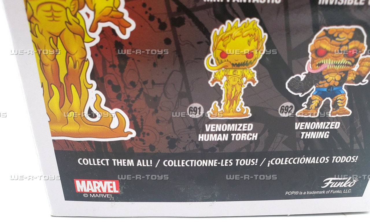 Marvel Venom POP! Venomized Human Torch Action Figure 2020 Funko
