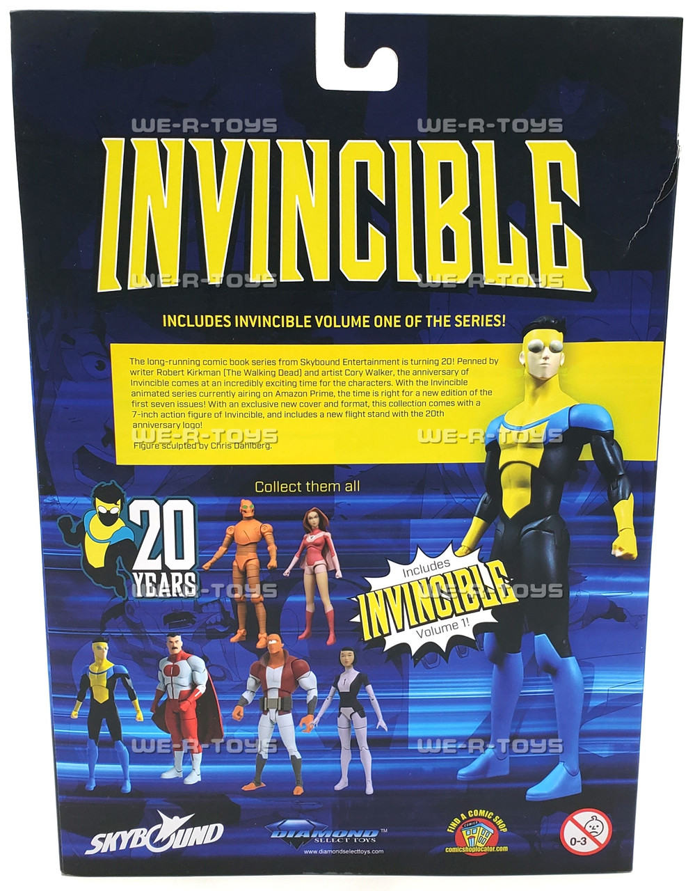 Invincible 20周年記念 Book & Figure Set 開封済み Invincible Book & Figure Box Set with Exclusive Flight Stand