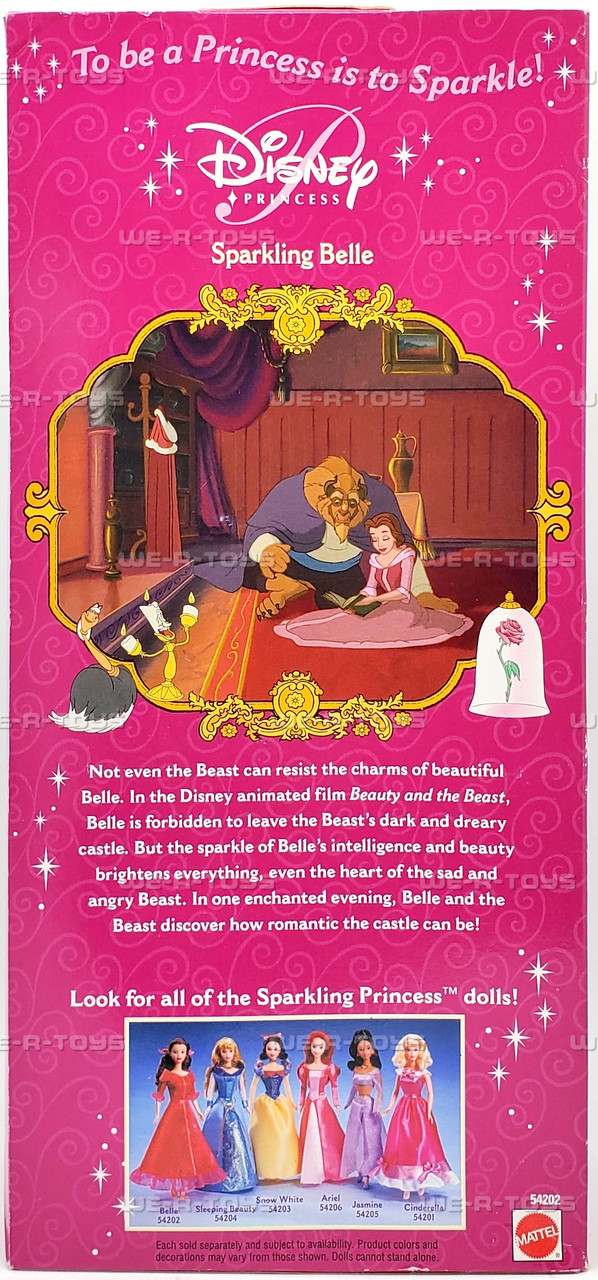 Disney Princess Sparkling Belle Doll 54202 Mattel 2001 - We