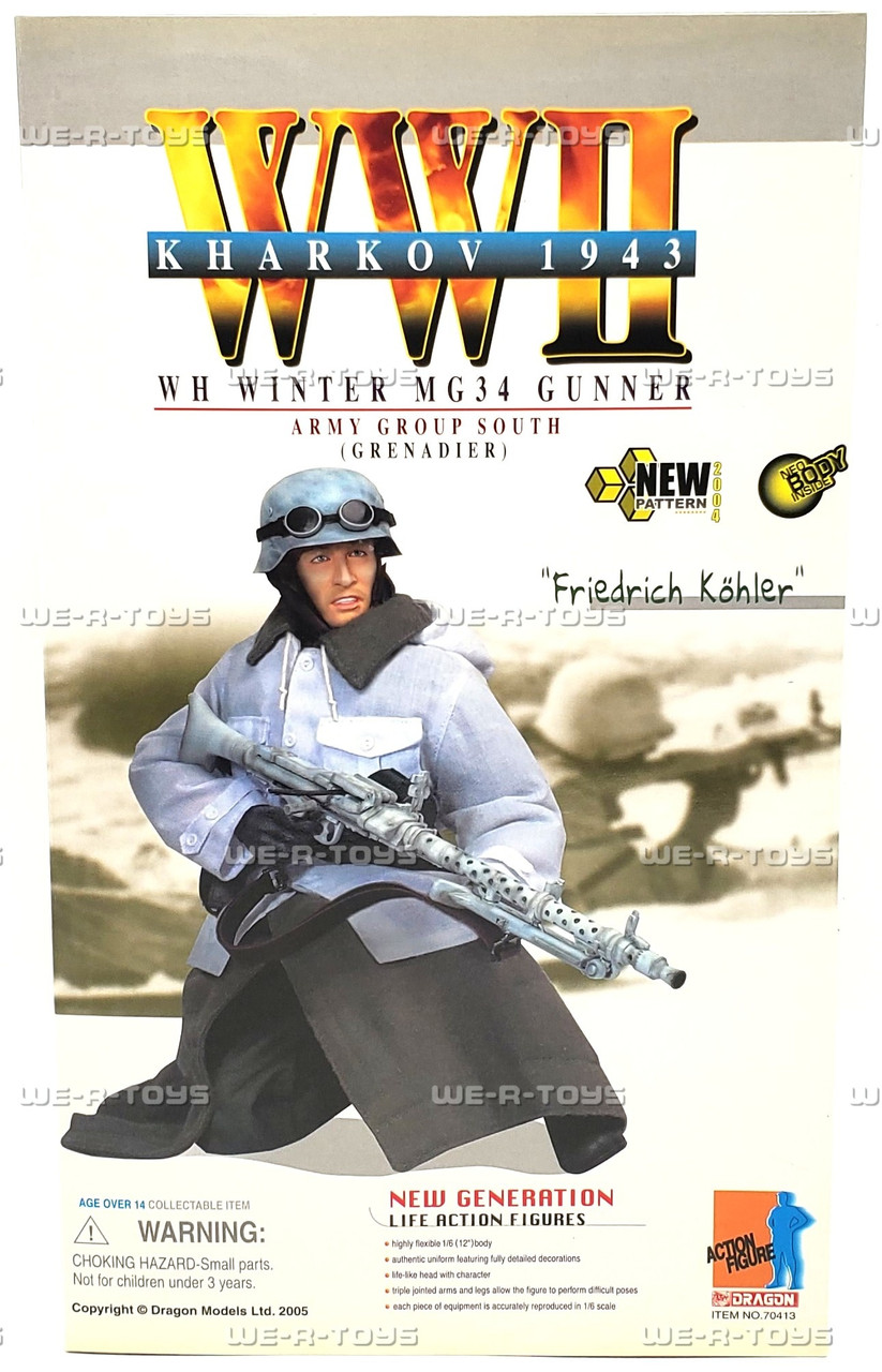 Dragon WW II Kharkov 1943 Winter Gunner Friedrich Köhler Figure