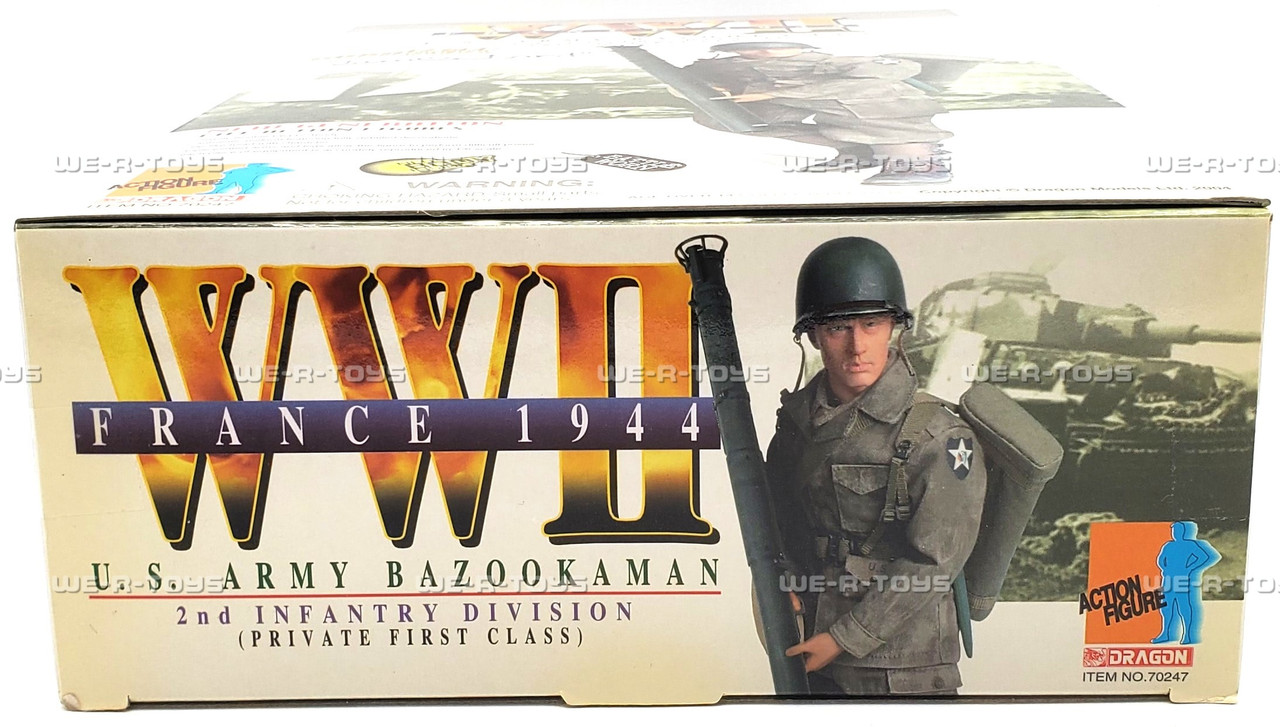 Dragon WW II France 1944 US Army Bazookaman James Ford Action