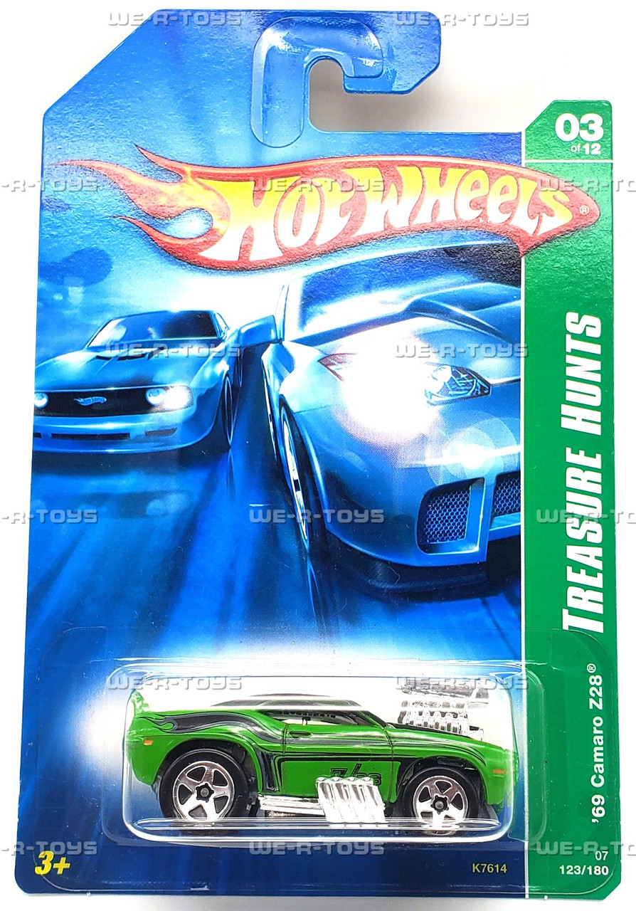 Hot Wheels Lot of 2 '69 Camaro Z28 Vehicle 3/12 Treasure Hunts