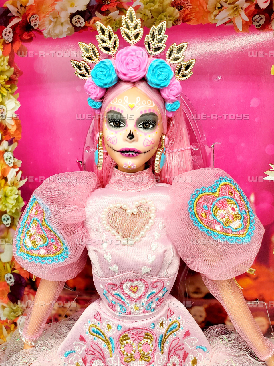 Pink Magnolia Dia De Los Muertos Barbie Doll Pink Magnolia Day Of