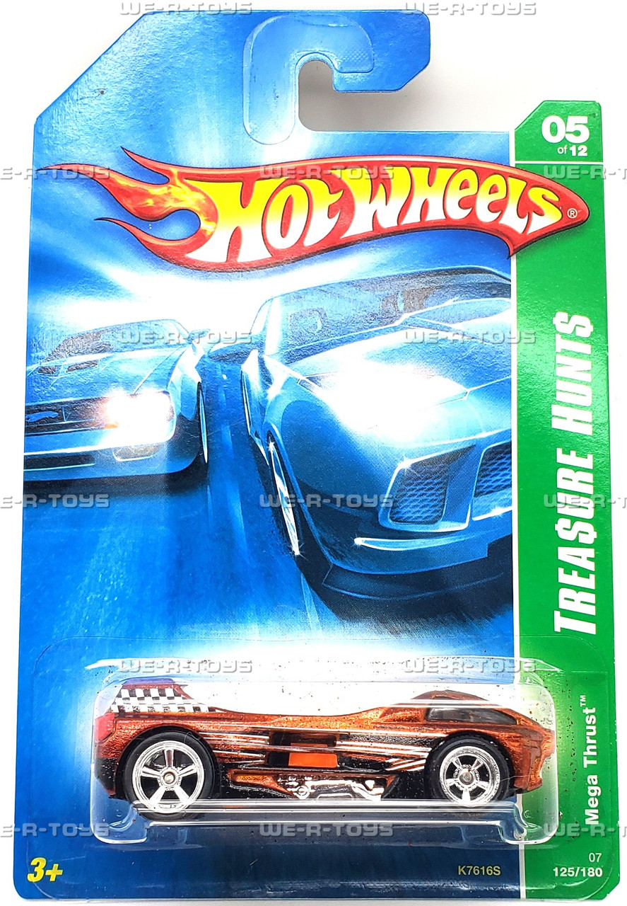 Hot Wheels Lot of 2 Mega Thrust Vehicle 5/12 Treasure Hunts 2006